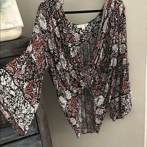 Floral Print Women's Top